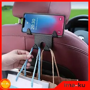 Hook 2in1 Gantungan Holder Barang Mobil Holder HP Handphone Mobil
