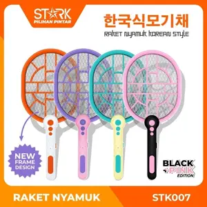 Raket Nyamuk Charge Cas Stark STK 007 Korean Style