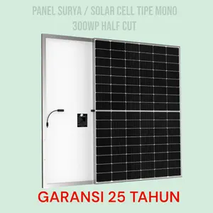 PANEL SURYA 300WP 300 WP SELL TIPE 182 CELL TIER 1 MONOCRYSTALINE