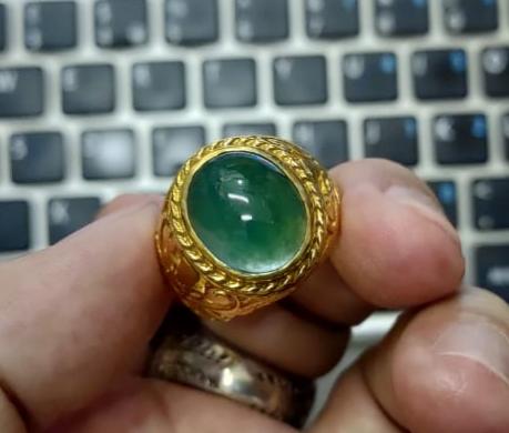 Gambar Batu Bacan Doko Hijau Botol BC078 Body Kaca Size Kantoran Ikatan Perak dari CNC phoneshop Kota Administrasi Jakarta Pusat Tokopedia