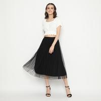 Gambar MINEOLA Juillet Black Pleated Tulle Skirt dari MINEOLA FASHION OFFICIAL SHOP Kota Administrasi Jakarta Selatan 5 Tokopedia