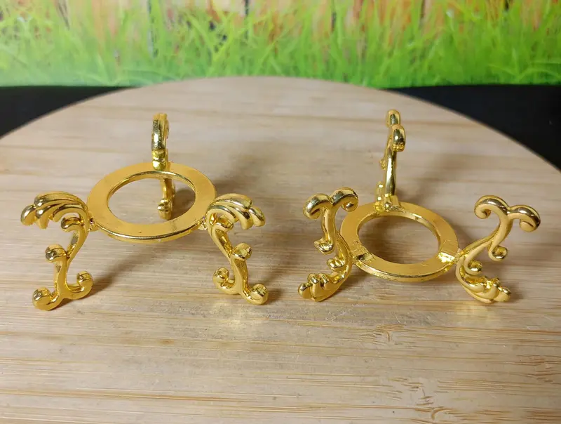 Stand Holder Metal Gold Coating Sphere / Ball  Small (harga per pcs) 2