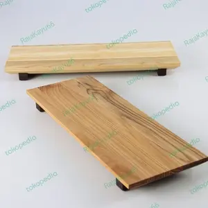 Talenan Dingklik Kaki, dari Kayu Jati Asli 40x16x6cm