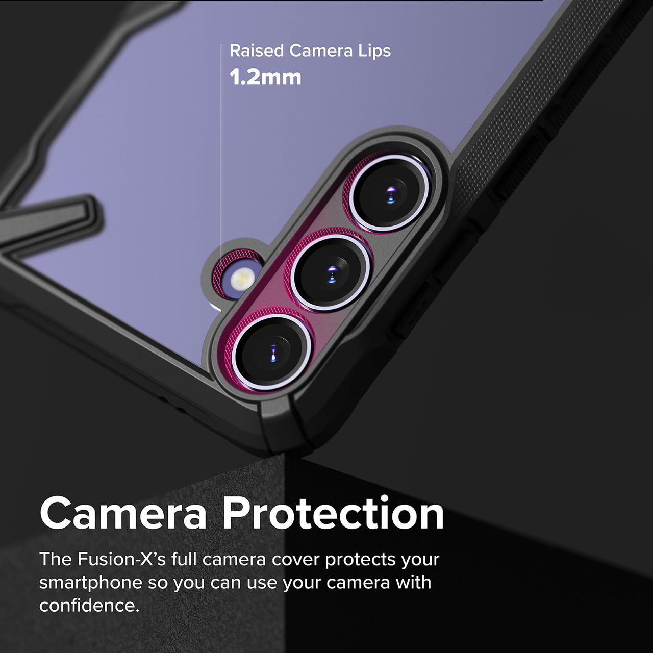 Ringke Galaxy S24 Ultra Case Fusion X Design - Camo Black FX797E73