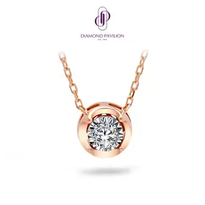 Kalung Emas Batu Berlian Odelia Neklace Diamond Pavilion