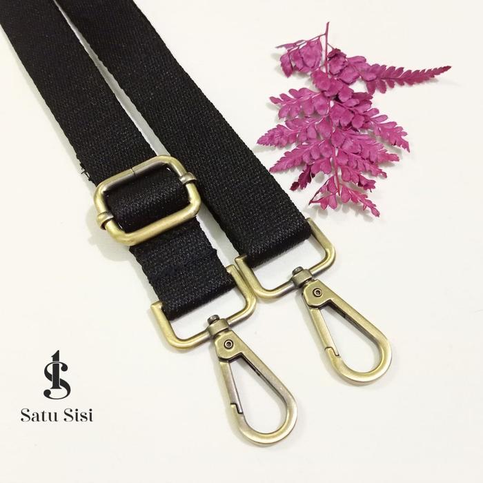Gambar Strap Bag Tali Tas Slempang Sling Hitam dari Satu Sisi_NEW Kota Administrasi Jakarta Barat 5 Tokopedia