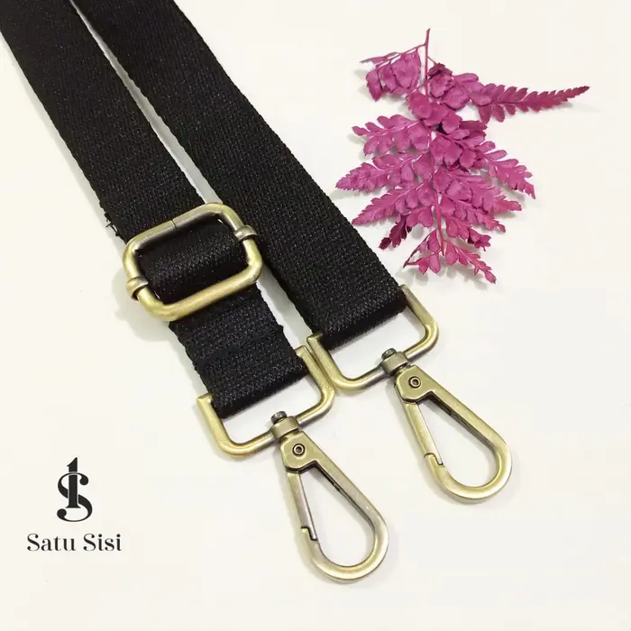 Gambar Strap Bag Tali Tas Slempang Sling Hitam dari Satu Sisi_NEW Kota Administrasi Jakarta Barat 5 Tokopedia