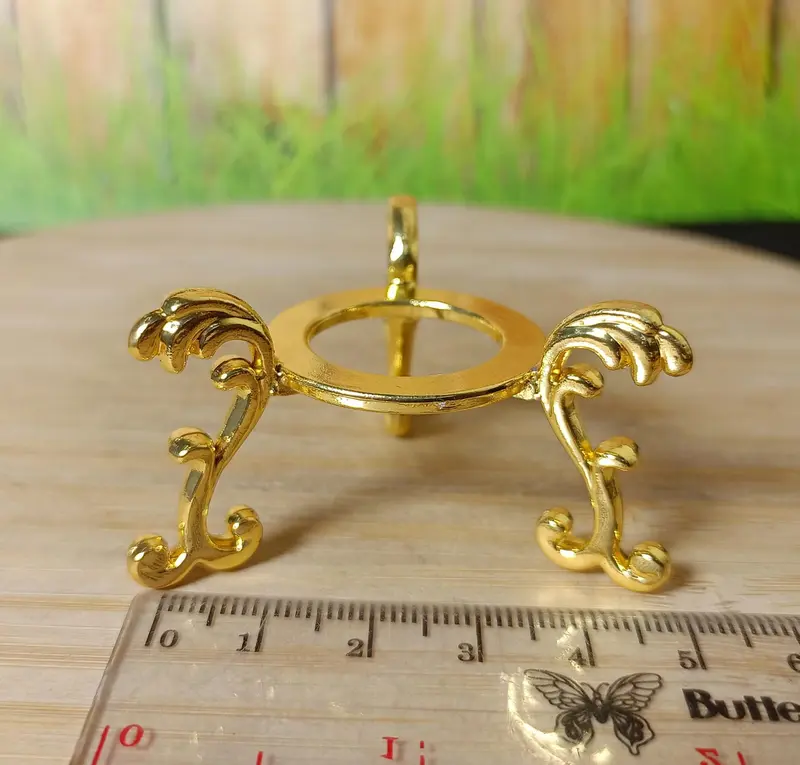 Stand Holder Metal Gold Coating Sphere / Ball  Small (harga per pcs) 0