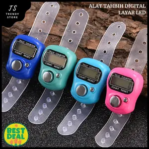 Tasbih Mini Digital LED Display Alat Hitung Elektrik Jari Finger TMD-1