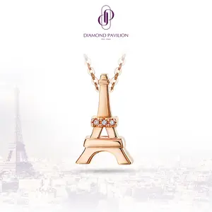 Diamond Pavilion Kalung Emas Batu Berlian Necklace Beaute De Paris