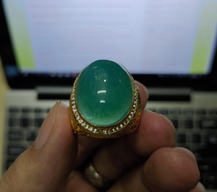 Gambar Batu Bacan Doko Relaxa Super HQ BC079 Hijau Segar Body Kaca Glossy dari CNC phoneshop Kota Administrasi Jakarta Pusat Tokopedia