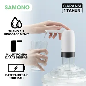 Samono Pompa Galon Lipat Rechargeable Dispenser Air Minum SW-EWP02