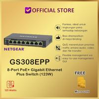 Gambar NETGEAR GS308EPP 8 Port PoE+ Gigabit Ethernet Plus Switch (123W) dari Dunia Mas Computer Kota Administrasi Jakarta Barat 1 Tokopedia