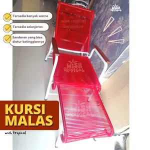 Kursi Malas Lipat Selonjoran Jadul Tali Senar Pentil