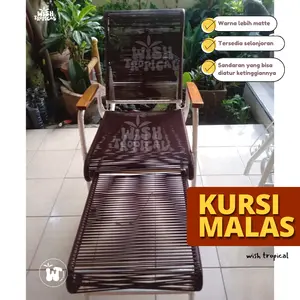 [NEW] Kursi Malas Lipat Selonjoran Jadul Tali Senar Pentil