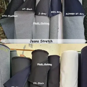 Kain Jeans Stretch Bahan Denim Melar Jeans Raw Melar Denim Raw Stretch