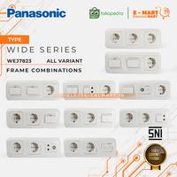 Gambar PANASONIC Saklar 6 tombol 3 gang WEJ Putih Wide Series dari Electricalmart ID Kota Surabaya 2 Tokopedia