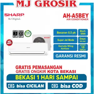 AC SHARP AH-A 05 BEY / ESC 05 D/L /KR 05 FQDL/AL / FTP 15AV /AH-A 05 ZEY / DEY 1/2 PK + PASANG R32 LOW WATT