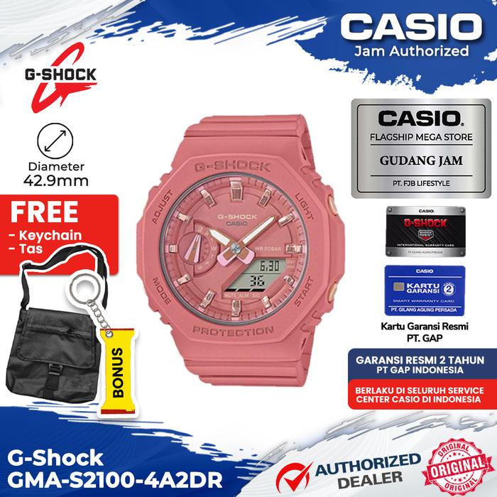 Gambar JAM TANGAN G-SHOCK GMA-S2100-4A2DR GMA-S2100-4A2 GMA-S2100 ORIGINAL dari Cerita Bandung Official Kota Bandung Tokopedia