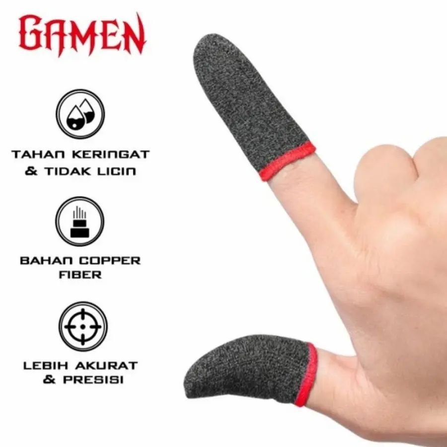 SARUNG JARI FOR MOBILE PUGB CONTROLER GAMEN GFS01 GAMING FINGER SLEEVE