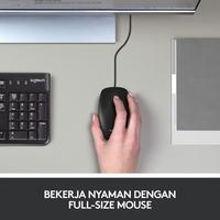 Gambar Mouse Logitech B100 Optical Wired USB Original dari technosify Kota Surabaya 4 Tokopedia