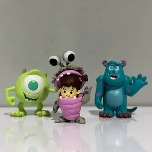 DISNEY 100 MONSTER INC Mini Figure Set Cow Play Cow Moo CPCM