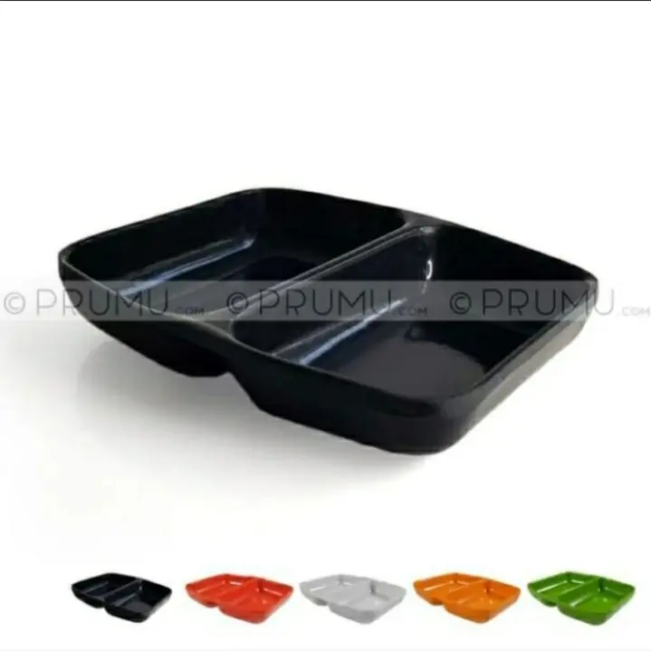 Piring Sambal Sekat 2 / Tempat Sambal Sekat Merek Unica SA-866 1