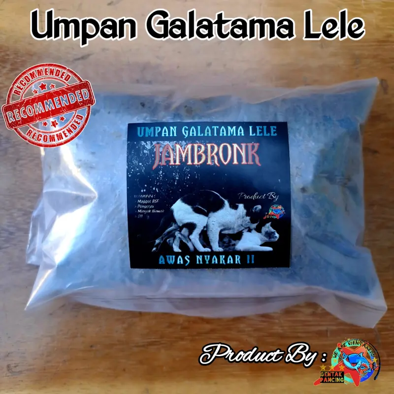 umpan galatama lele JAMBRONK 300g SIAP PAKAI - GENTAK PANCING 3
