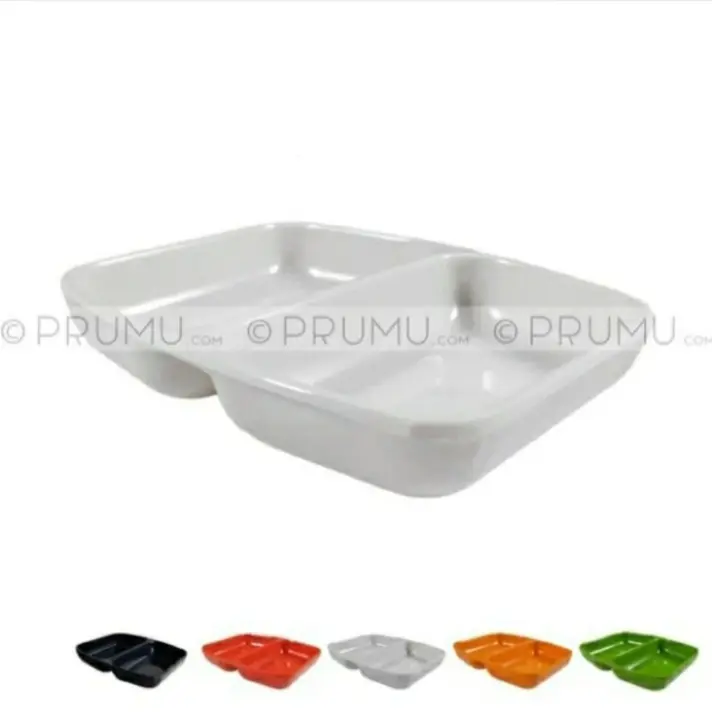 Piring Sambal Sekat 2 / Tempat Sambal Sekat Merek Unica SA-866 2