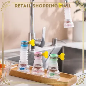 RSM Saringan Kran Air Anti Splash Filter Air Sambungan Keran Flexible Plastik