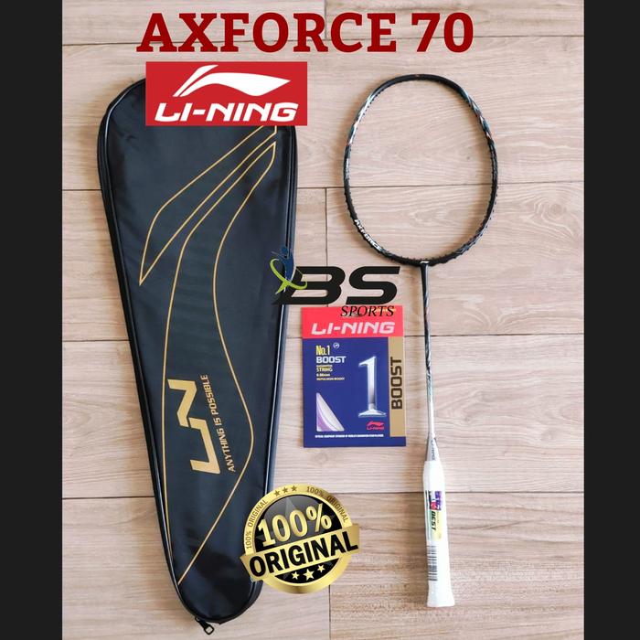 Jual RAKET BADMINTON LINING AXFORCE 70 ORIGINAL - TIDAK DISENAR - Kota ...