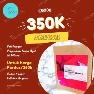 Hosti Anggur Perjamuan Kudus Ayat - Manna isi 200 cup - CB200 Makanan
