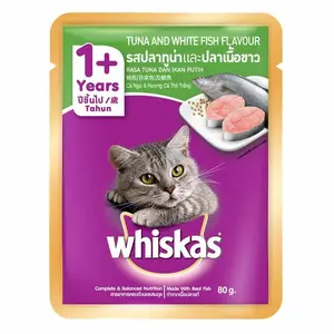 WHISKAS TUNA & WHITE FISH 85GR