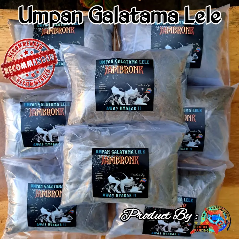 umpan galatama lele JAMBRONK 300g SIAP PAKAI - GENTAK PANCING 2