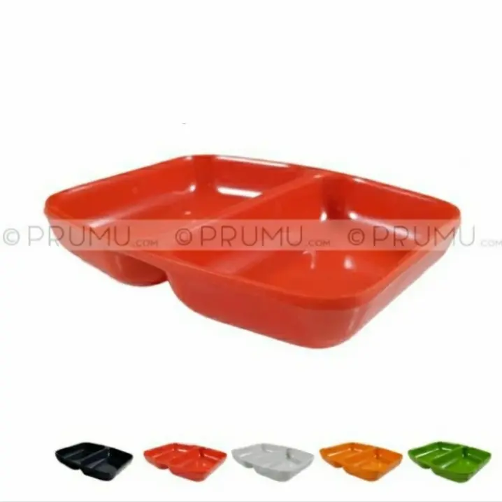 Piring Sambal Sekat 2 / Tempat Sambal Sekat Merek Unica SA-866 3