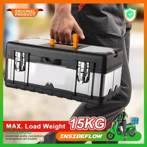 Kotak Perkakas Jinjing Portable Tool Kit Bag Storage Box Hardware