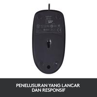 Gambar Mouse Logitech B100 Optical Wired USB Original dari technosify Kota Surabaya 5 Tokopedia