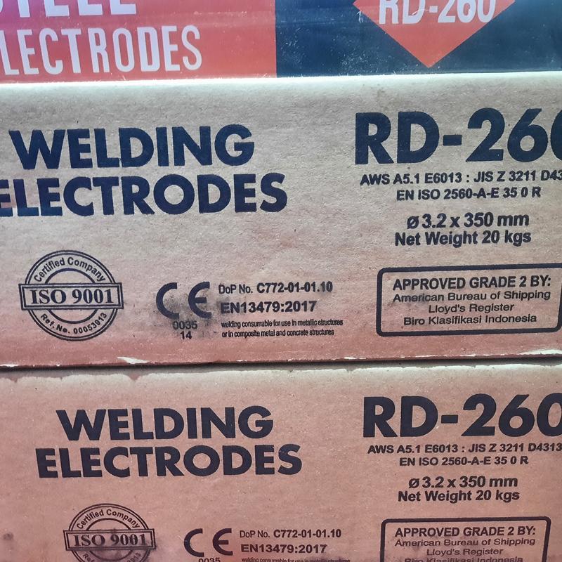 kawat las RD 260 3.2mm 3,2mm 32mm nikko steel RD260 3,2mm 32mm - Shop ...