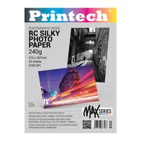 Gambar Kertas Foto / Photo Paper PRINTECH MAX RC Silky A4 240gsm - 02031 dari printech Kota Administrasi Jakarta Utara 1 Tokopedia