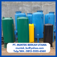 Gambar Pressure Tank 500 Liter Water Pressure tank / Air Receiver Tank dari PT. MUNTEK BERKAH UTAMA Kota Administrasi Jakarta Barat 3 Tokopedia