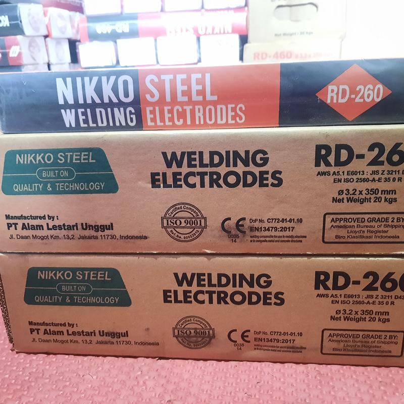 kawat las RD 260 3.2mm 3,2mm 32mm nikko steel RD260 3,2mm 32mm - Shop ...