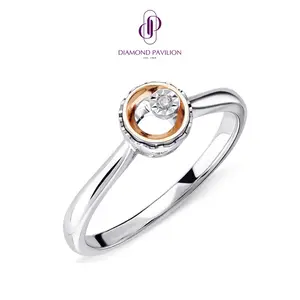 Diamond Pavilion Cincin Emas Batu Berlian Byana Ring