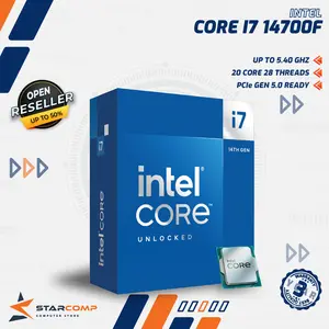 Intel Core i7 14700F 20 Cores 28 Treads LGA1700 Processor