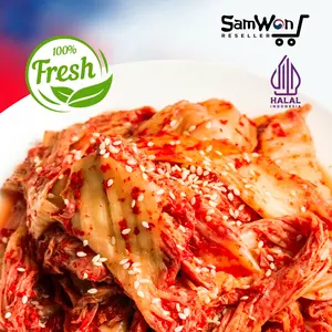 KIMCHI SAWI FRESH PLAZA KOREA 1 KG - ORIGINAL KOREAN FOOD LEZAT