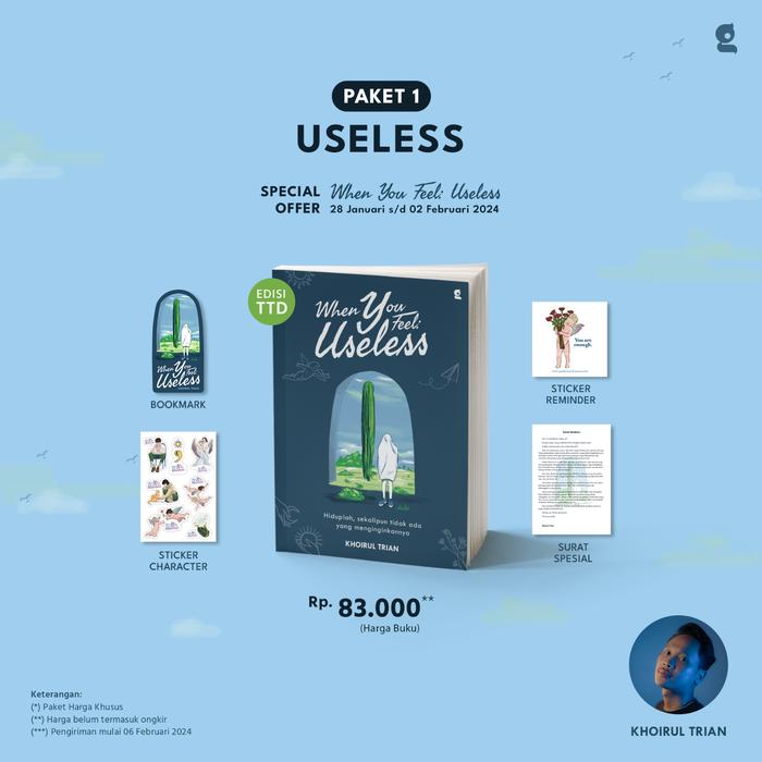 Gambar Buku Motivasi WHEN YOU FEEL: USELESS - Gradien Mediatama - Bumifiksi dari Bumi Fiksi Makassar Kota Makassar 4 Tokopedia