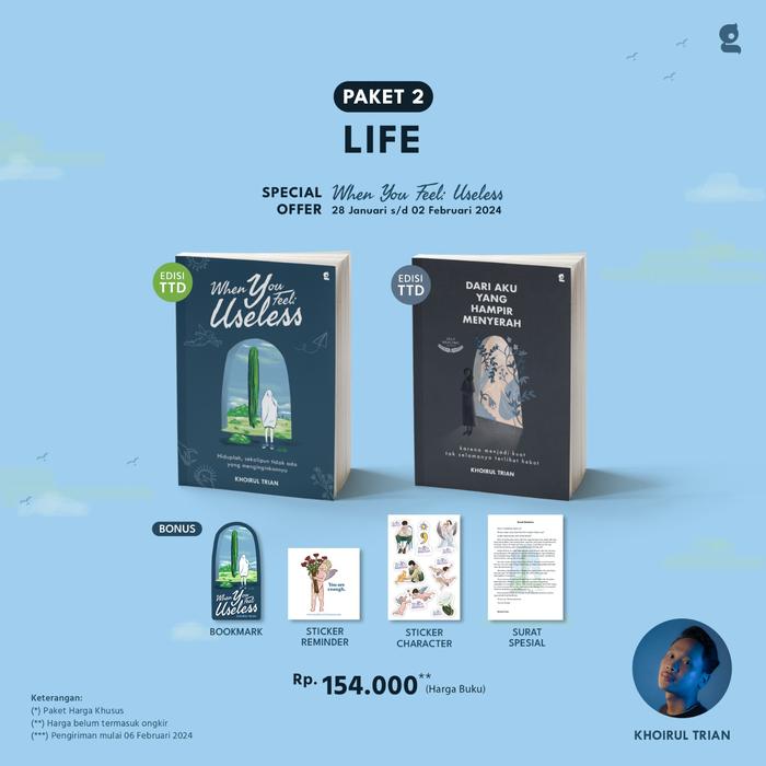 Gambar Buku Motivasi WHEN YOU FEEL: USELESS - Gradien Mediatama - Bumifiksi dari Bumi Fiksi Makassar Kota Makassar 5 Tokopedia