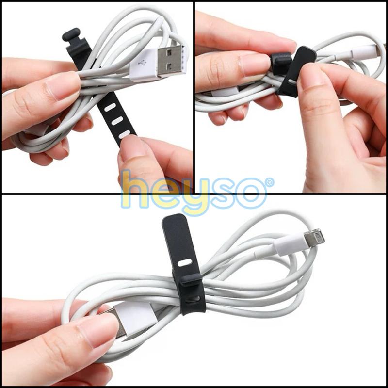 Pengikat Kabel / Penggulung Cable / Binder Klip Cable / Cord Holder 4