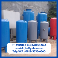Gambar Pressure Tank 500 Liter Water Pressure tank / Air Receiver Tank dari PT. MUNTEK BERKAH UTAMA Kota Administrasi Jakarta Barat 4 Tokopedia
