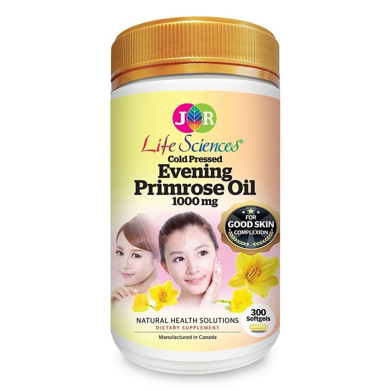 JR Life Sciences Evening Primrose Oil 1000mg -300 softgels