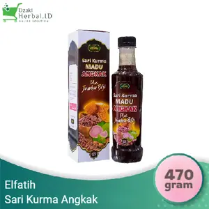 Elfatih Sari Kurma Madu Angkak 470gr Penambah Trombosit Obat Herbal Mengatasi Demam Berdarah Typus Meningkatkan Stamina Tubuh